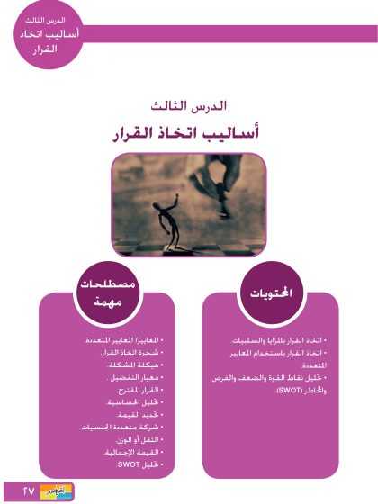 أساليب اتخاذ القرار